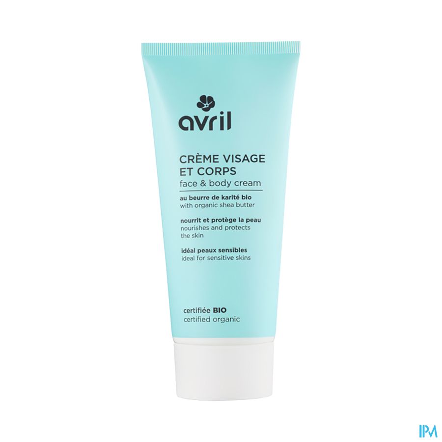vignette AVRIL CREME VISAGE &amp; CORPS BIO 200 ML