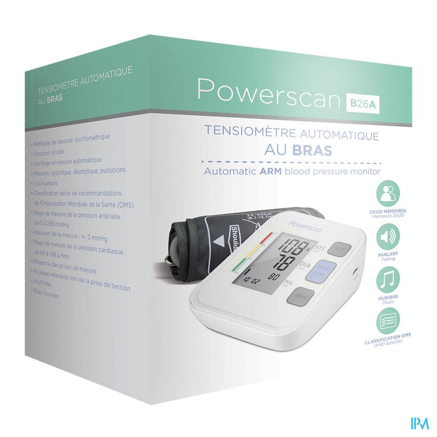 vignette Powerscan Tensiometre Electronique Bras B26a