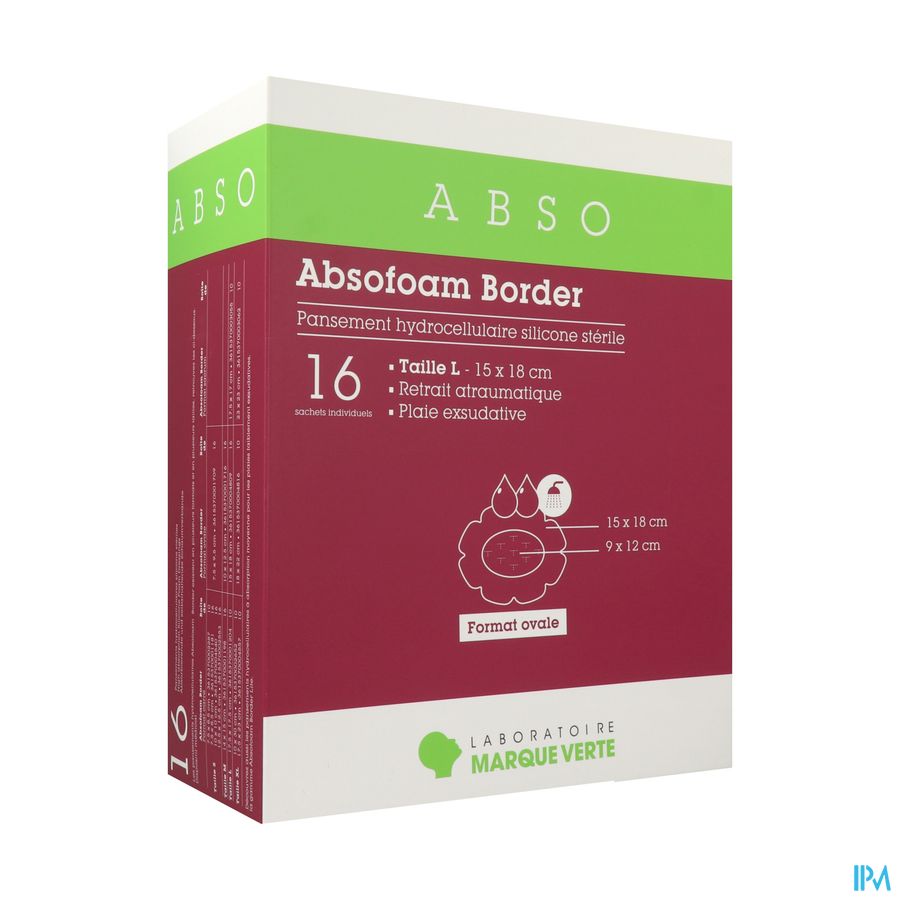 vignette MV ABSOFOAM BORDER OVAL 15X18 16