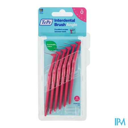 vignette Tepe Brossette Interdentaire Angle 0mm4 Rose X6