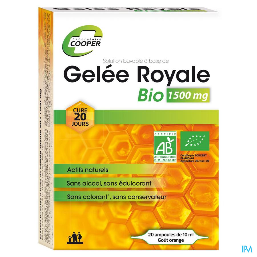 produit COOPER GELE ROY B 1500MG AMP20