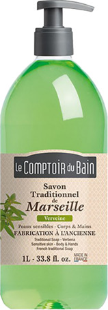 produit Le Comptoir Du Bain Savon De Marseille Verveine 1l