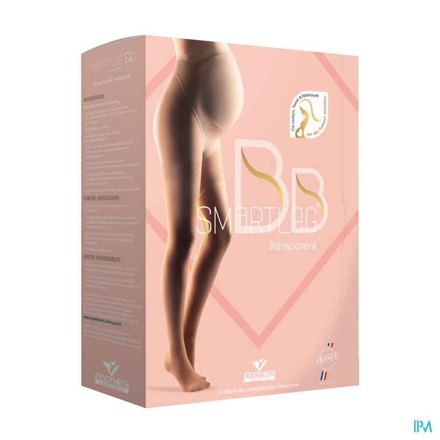 vignette Innothera Smartleg2 Bb Transparent Femme Collant Irresistible Long T1