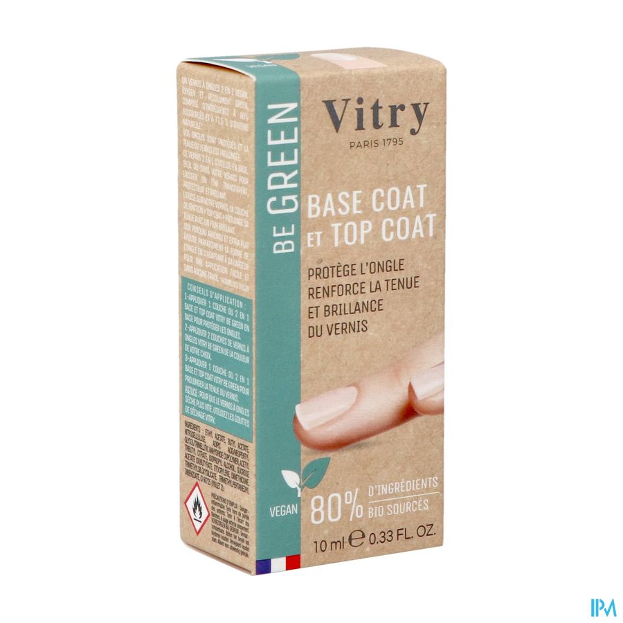 vignette VITRY VERNIS BE GREEN 2&amp;1 10ML