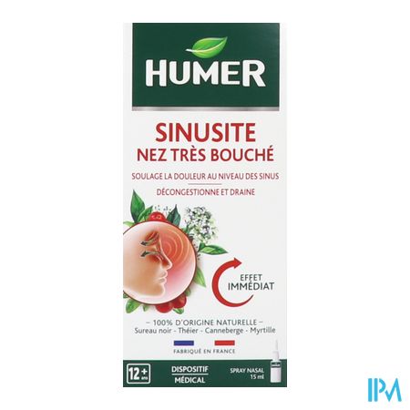 vignette HUMER SINUSITE SPR 15ML