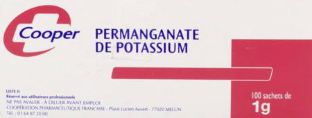 produit Cooper Potassium Permanganate Sachet 1g 100