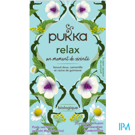 vignette Pukka Infusion Relax Bio Sachet 20