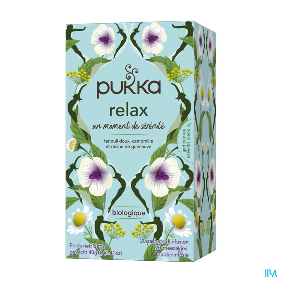 produit Pukka Infusion Relax Bio Sachet 20