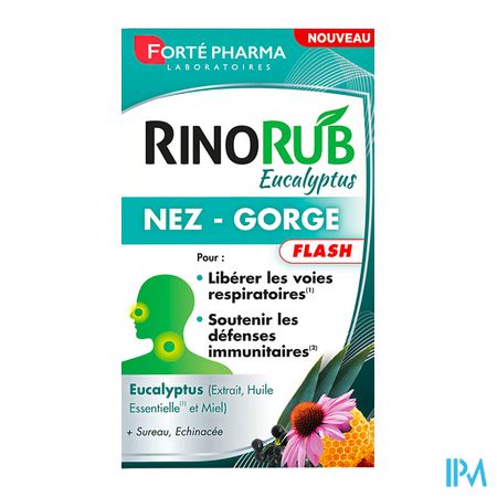 vignette Forte Pharma Rinorub Nez Gorge Comprime 15