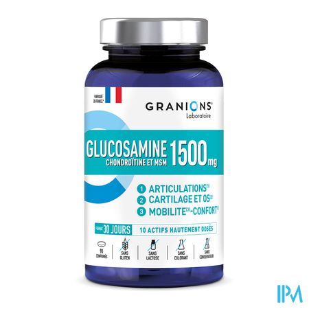 vignette Granions Glucosamine Chondroitine Et Msm 1500mg Comprime 60