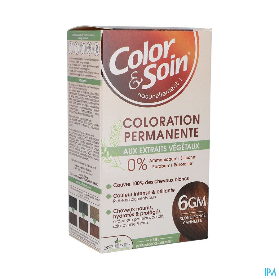 vignette LES 3 CHENES COLOR &amp; SOIN 6GM BLD FL60ML