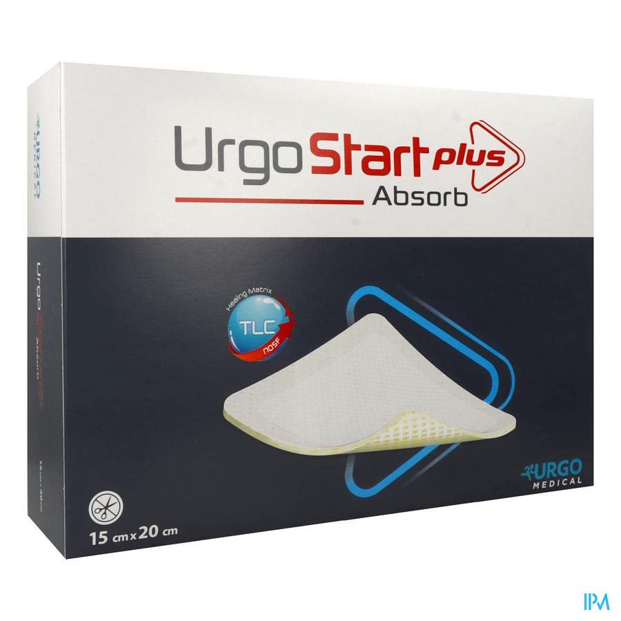 vignette Urgostart Plus Absorb Pansement Non Adhesif 15cm X 20cm 16