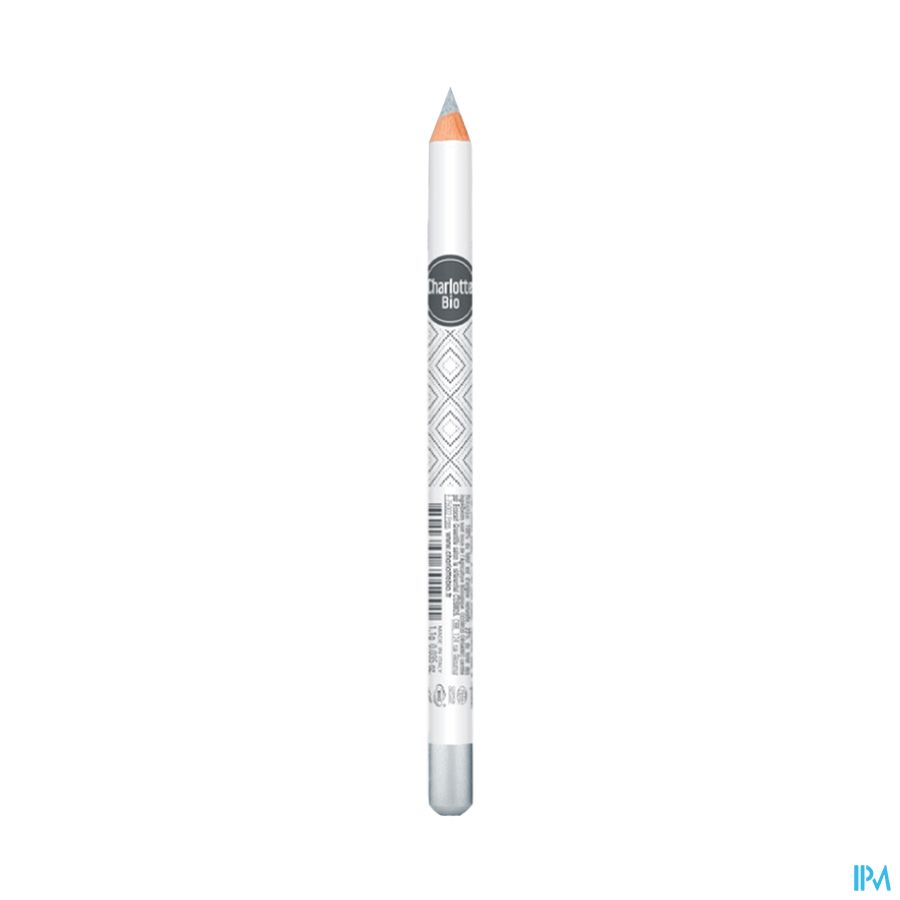 vignette Charlotte Bio Crayon Yeux Argent Brillant Bio Longue Tenue 1g1