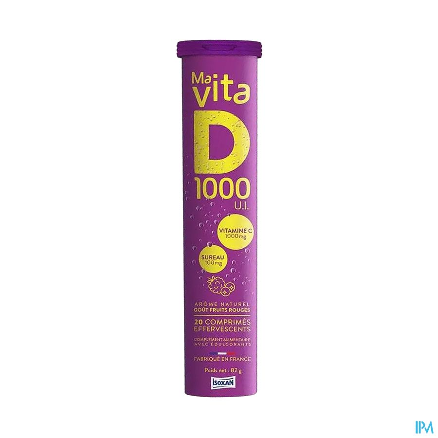 produit Isoxan Ma Vita D 1000ui Comprime Effervescent 20