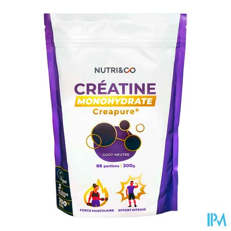 vignette Nutri Co Creatine Monohydrate Creapure 300g