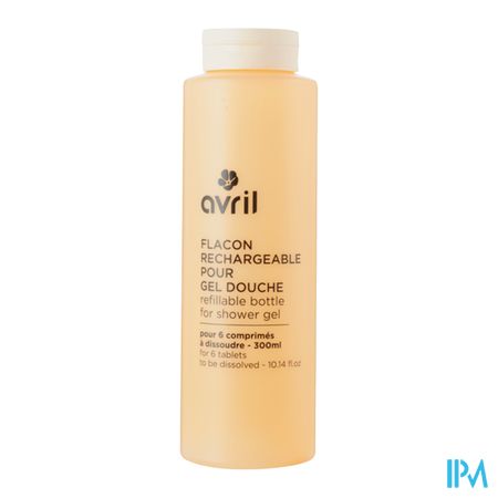 vignette Avril Flacon Rechargeable Pour Gel Douche A Dissoudre 350ml