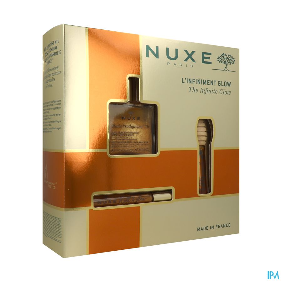 produit Nuxe Coffret Noel Glow Huile Prodigieuse Or 2024 3produits