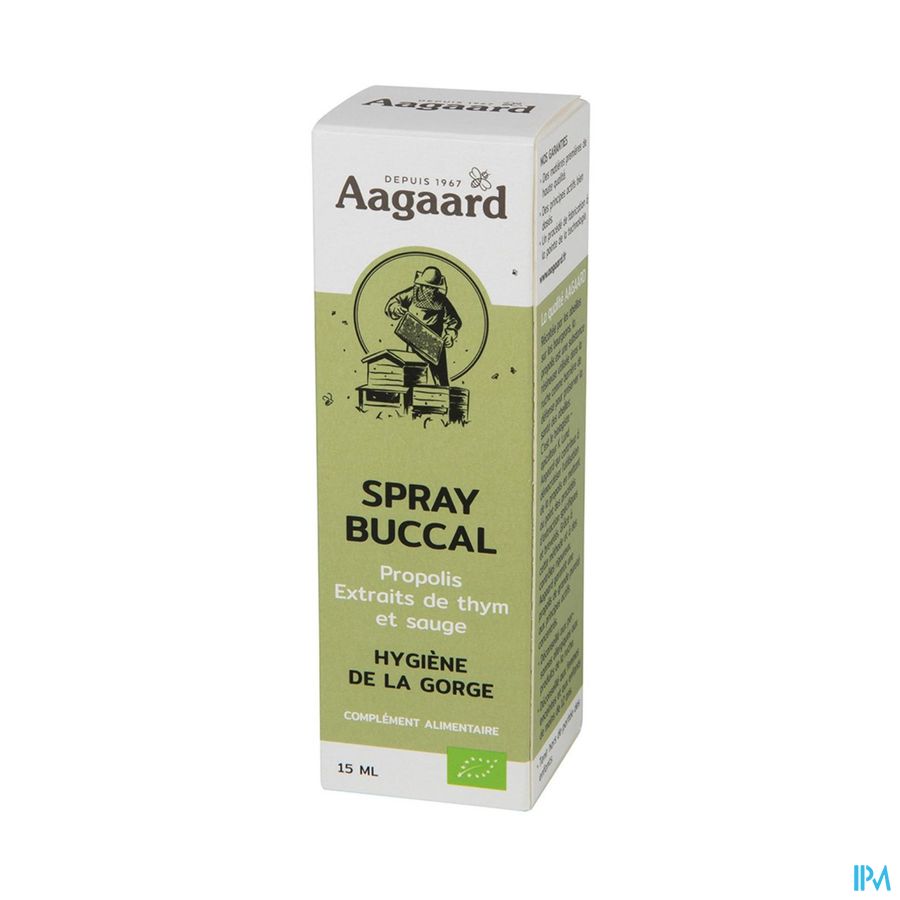 produit Aagaard Spray Buccal Propolis 15ml
