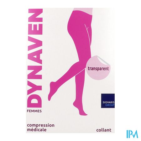 vignette Sigvaris2 Dynaven Transparent Collant Noir Long Small