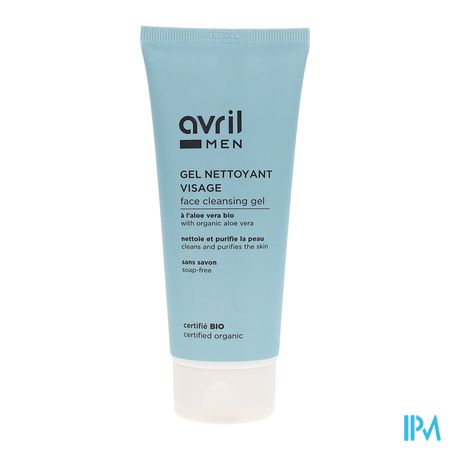 vignette Avril Gel Nettoyant Visage Homme Certifie Bio 100ml