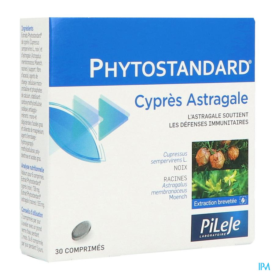 vignette Pileje Phytostandard Cypres Astragale Comprime 30