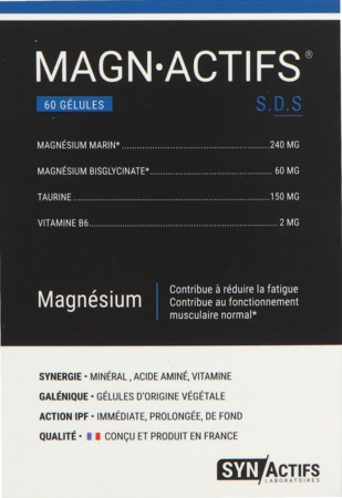 produit ARAGAN MAGNACTIFS 60 GELULES