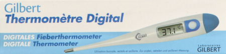 vignette Laboratoires Gilbert Thermometre Electronique 60s