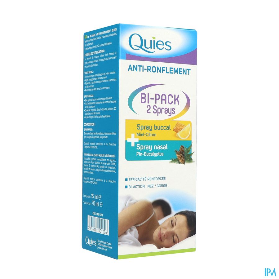 vignette QUIES BIPACK SPRAY BUC ET NAS