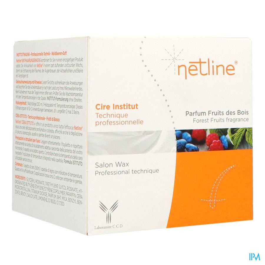 vignette Netline Cire Institut Parfum Fruits Des Bois 250ml