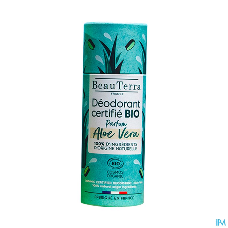 vignette Beauterra Deodorant Certifie Bio Zero Plastique Aloe Vera 50g