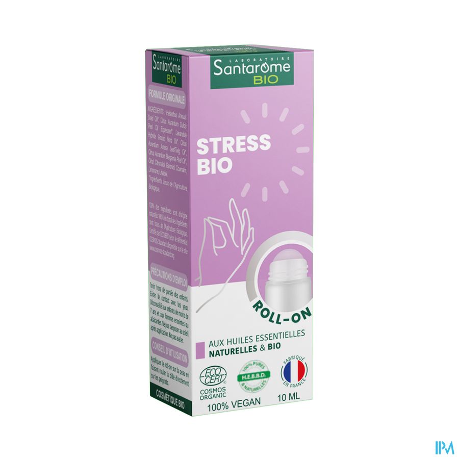 produit SANTAROME ROLL-ON STRESS BIO 10ML