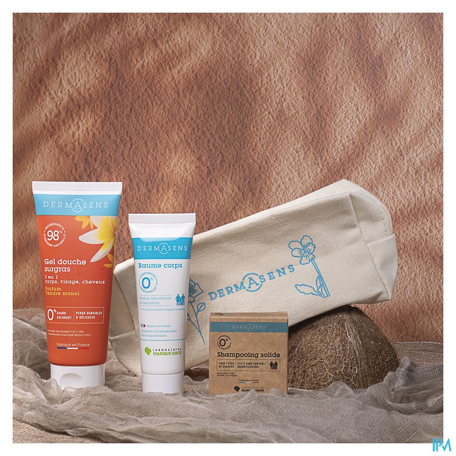 vignette Marque Verte Dermasens Trousse Voyage Indispensable 3produits