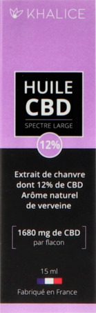 produit BIOCYTE HUILE CBD 12 % LAVANDE 15ML