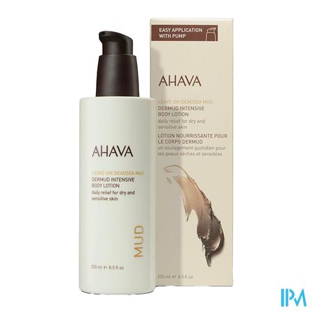 vignette Ahava Dermud Lotion Lait Nourrissant Pour Le Corps 250ml