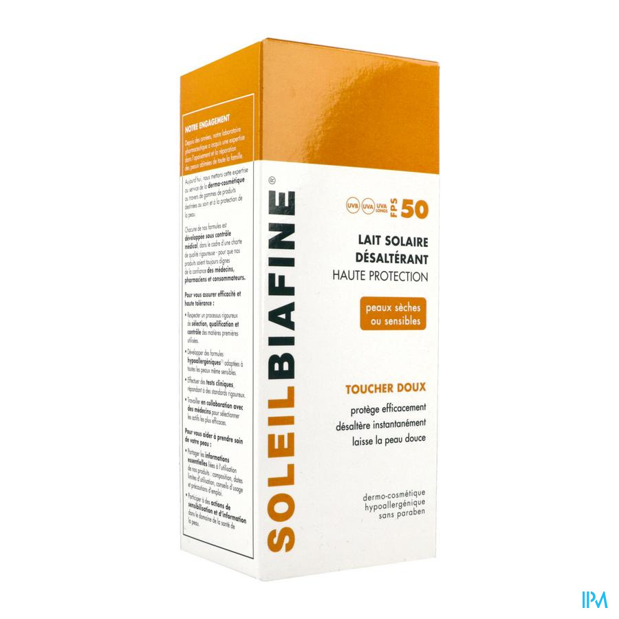 vignette Soleilbiafine Lait Desal Toucher Doux Spf50 150ml
