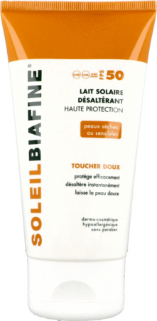 produit SOLEILBIAFINE TOUCH DOU DES SPF50TBE150ML