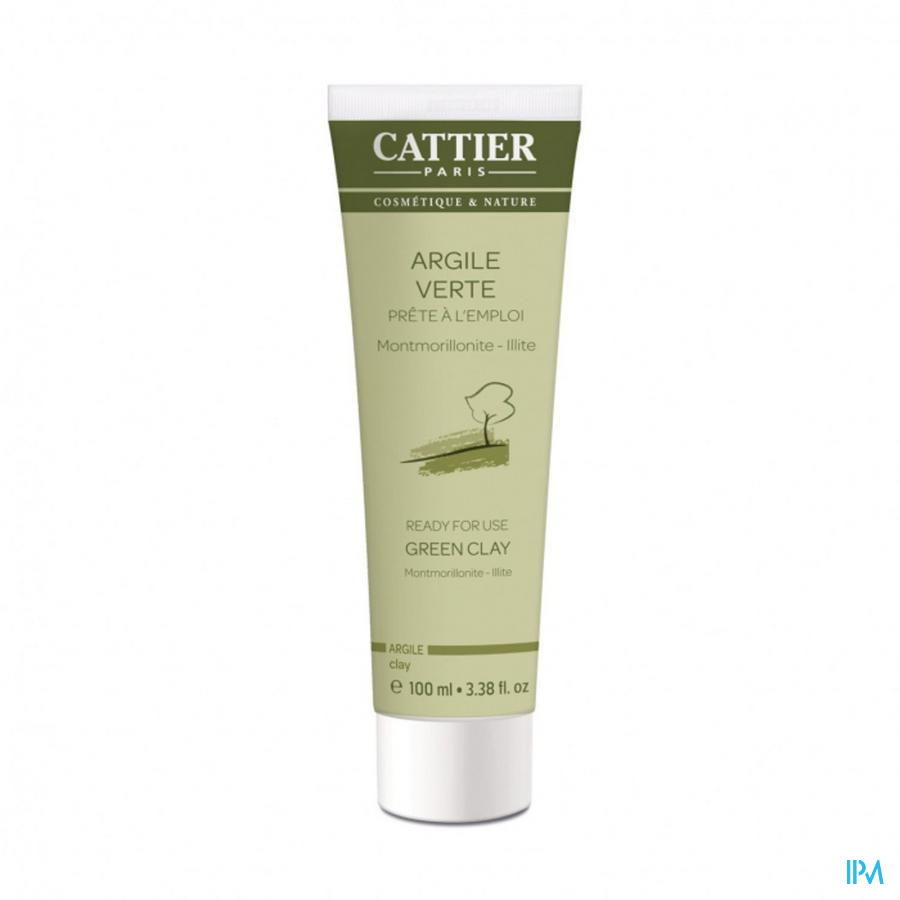 vignette Cattier Argile Verte Pate Prete Emploi 100ml