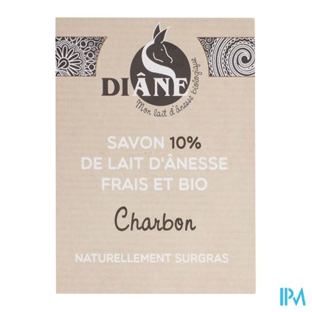 vignette Diane Savon Lait Anesse Frais Bio Charbon 100g