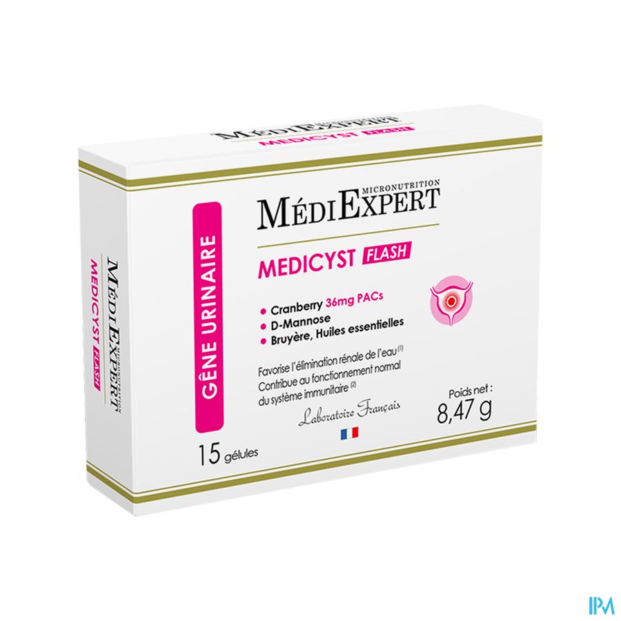 vignette MEDIEXPERT MEDICYST FLASH GELU15