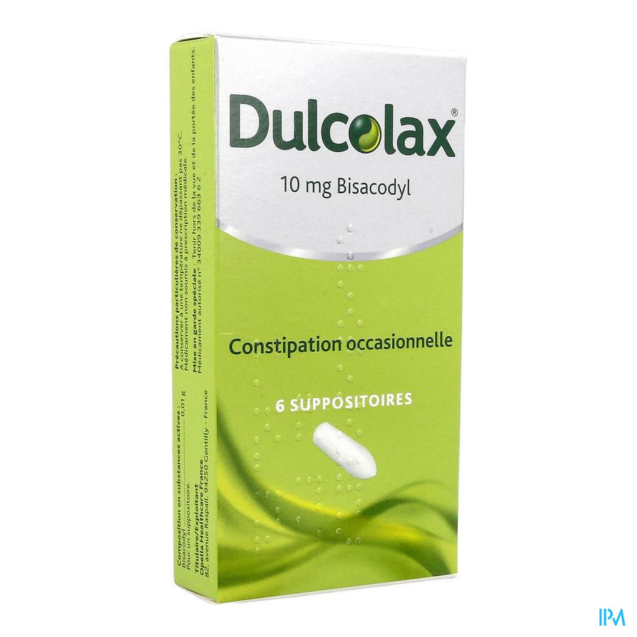 vignette DULCOLAX 10MG SUP 6