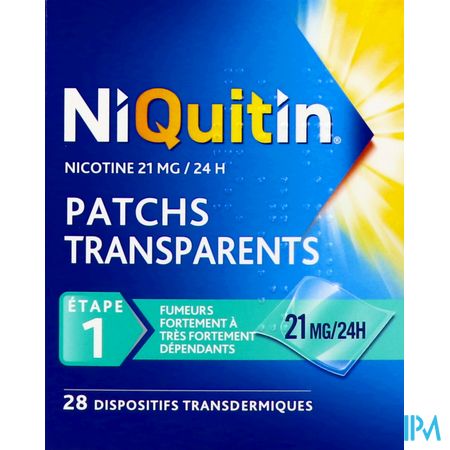 vignette Niquitin 21mg/24heures Dispositif Transdermique En Sachet 28