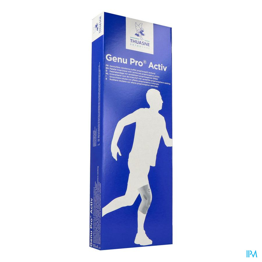 vignette Genu Pro Activ Genouillere Anatomique De Contention Noire T5