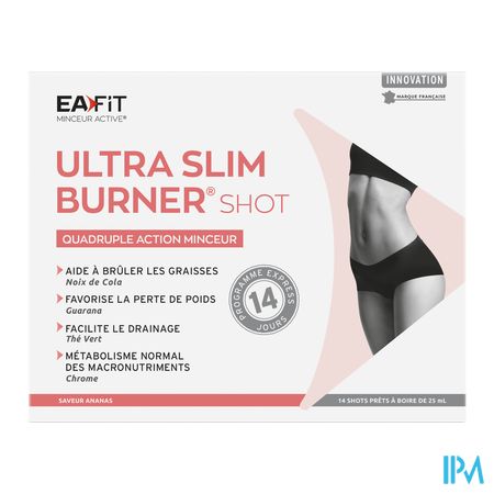 vignette Eafit Ultra Slim Burner Shot Ananas 25ml 14