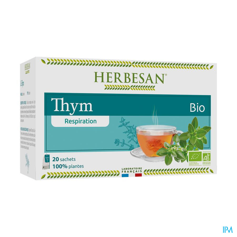 produit HERBESAN INFUSION BIO THYM 20