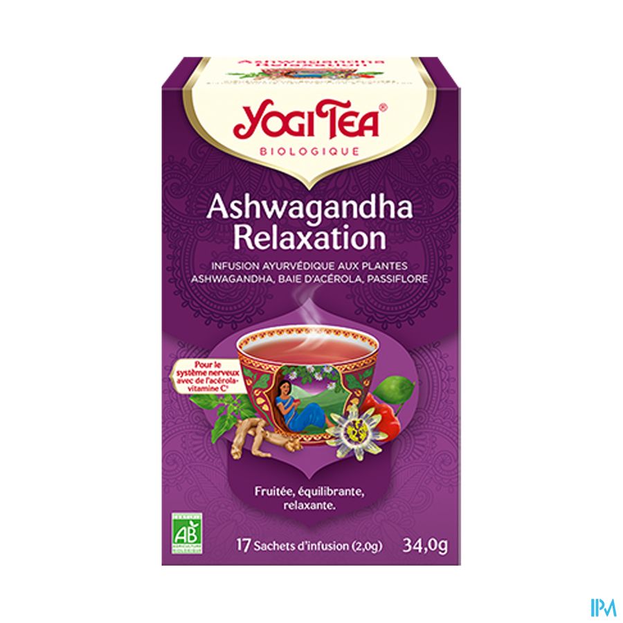 produit YOGI TEA ASHWAGANDHA RELAXATION 34G