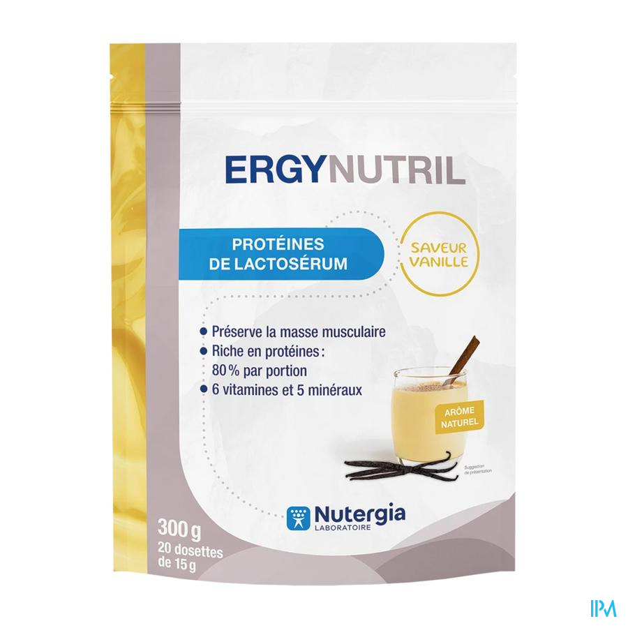 produit ERGYNUTRIL VANILLE 300G