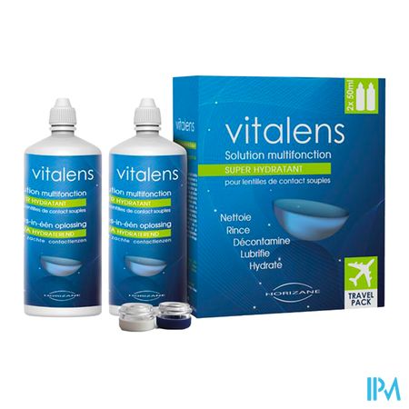 vignette Vitalens Sol Multifonctions Travel Pack 50ml X2
