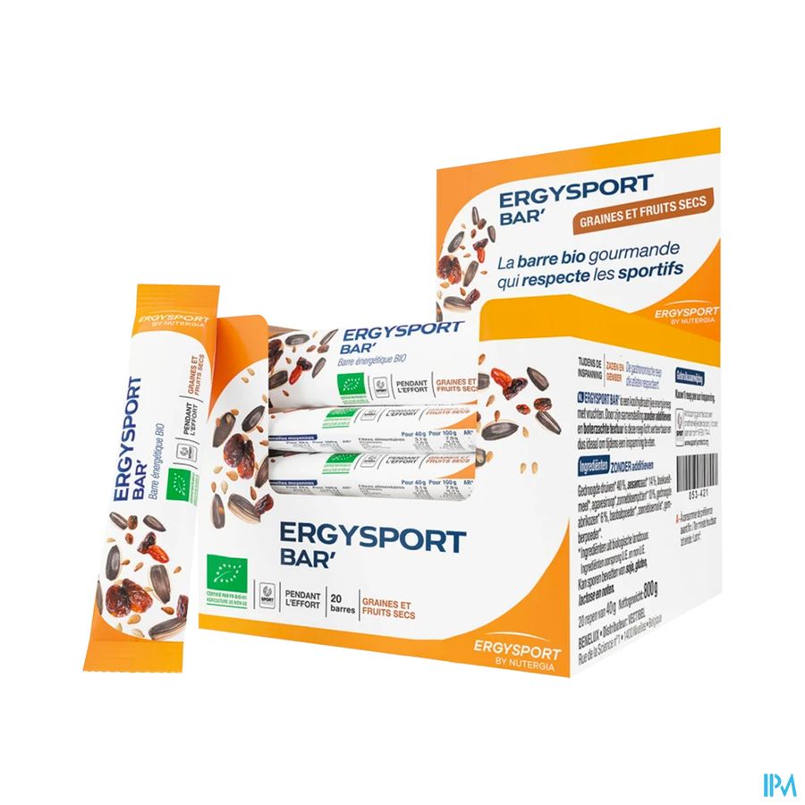 vignette ERGYSPORT BAR' GRAINES ET FRUITS SECS