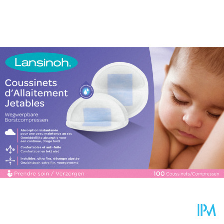 vignette Lansinoh Coussinets D&#039;allaitement Jetables 100
