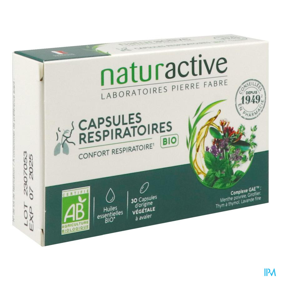 vignette Naturactive Respire Bio Capsule 30